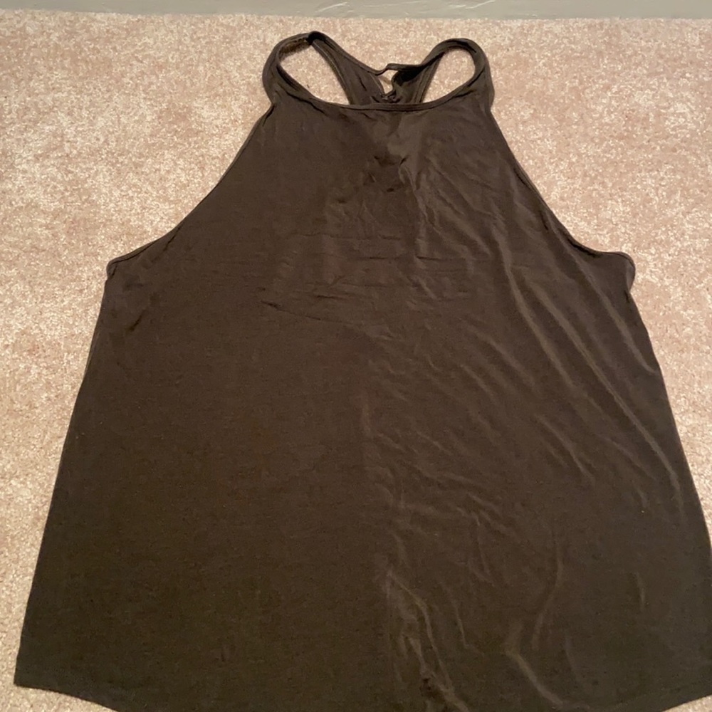 Lululemon olive green workout tank top